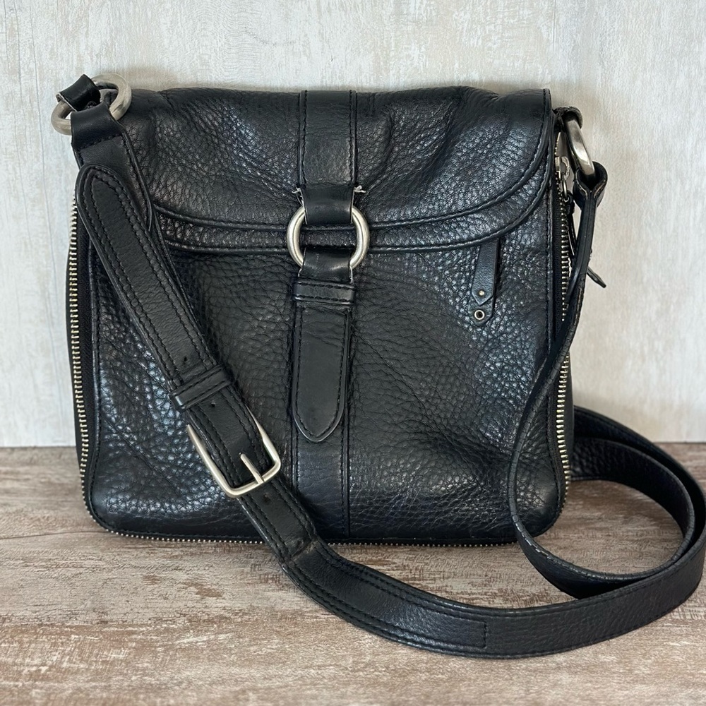Vintage Cole Haan Leather Zipper Bag